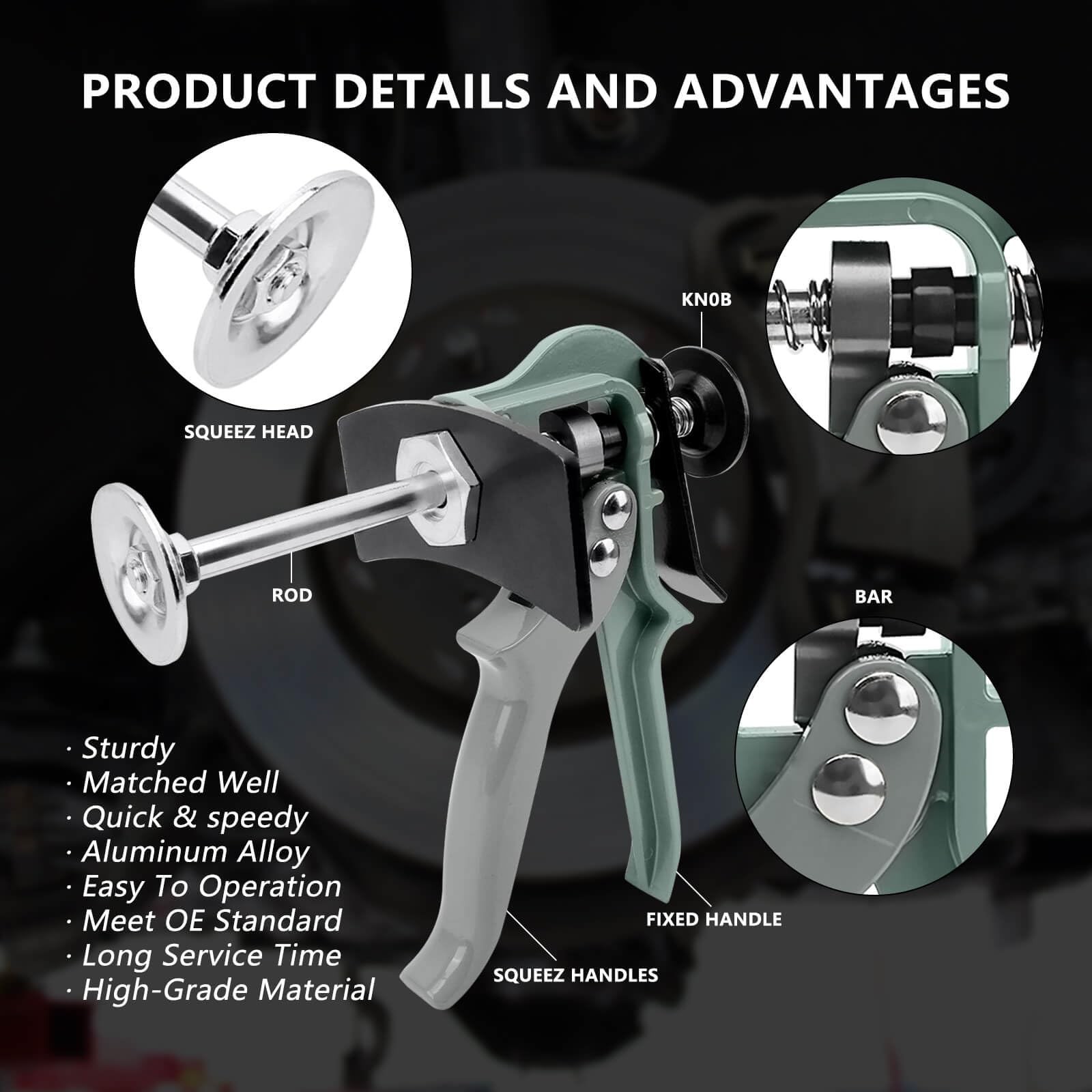 Speedy Brake Pad Spreader Caliper Compressor Disc Compression Tool 24300