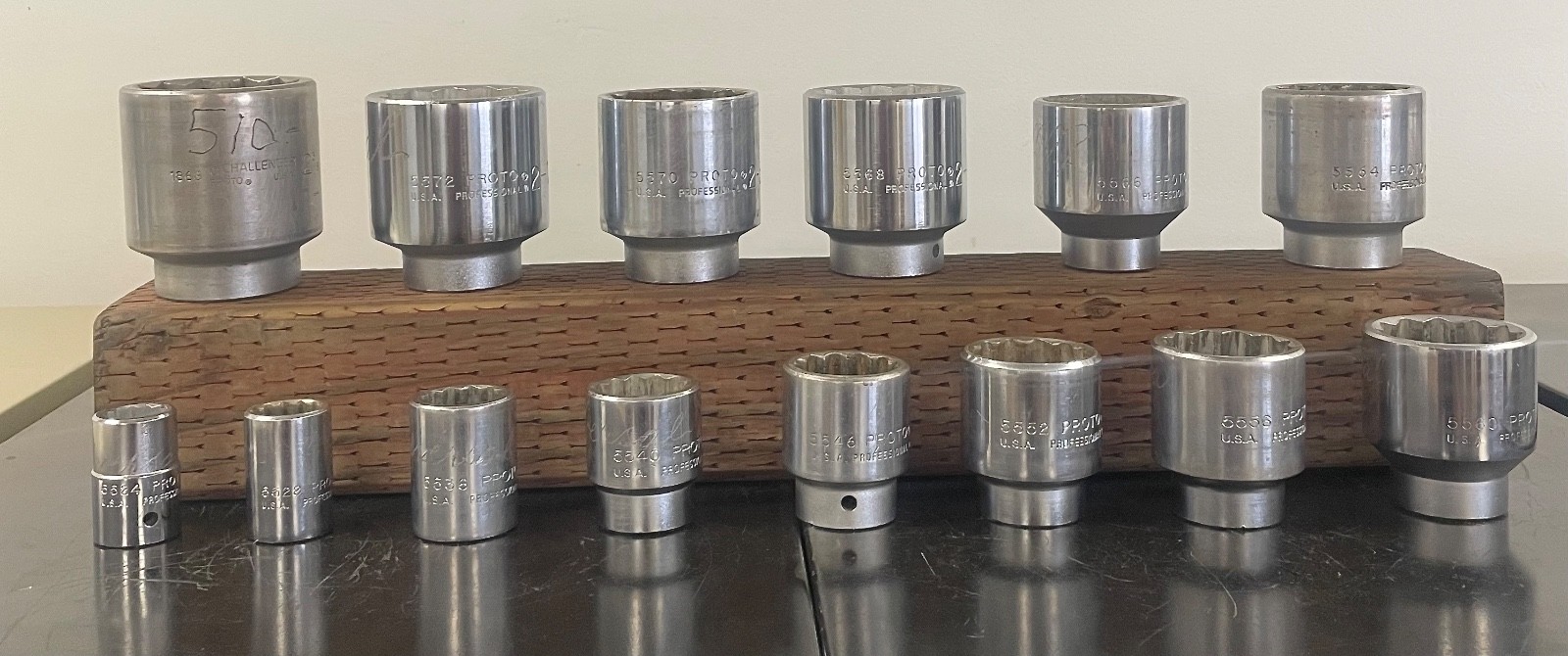 PROTO – 3/4” thru 2-3/8” – Chrome – 3/4” Drive – 12 Point “YOU PICK”