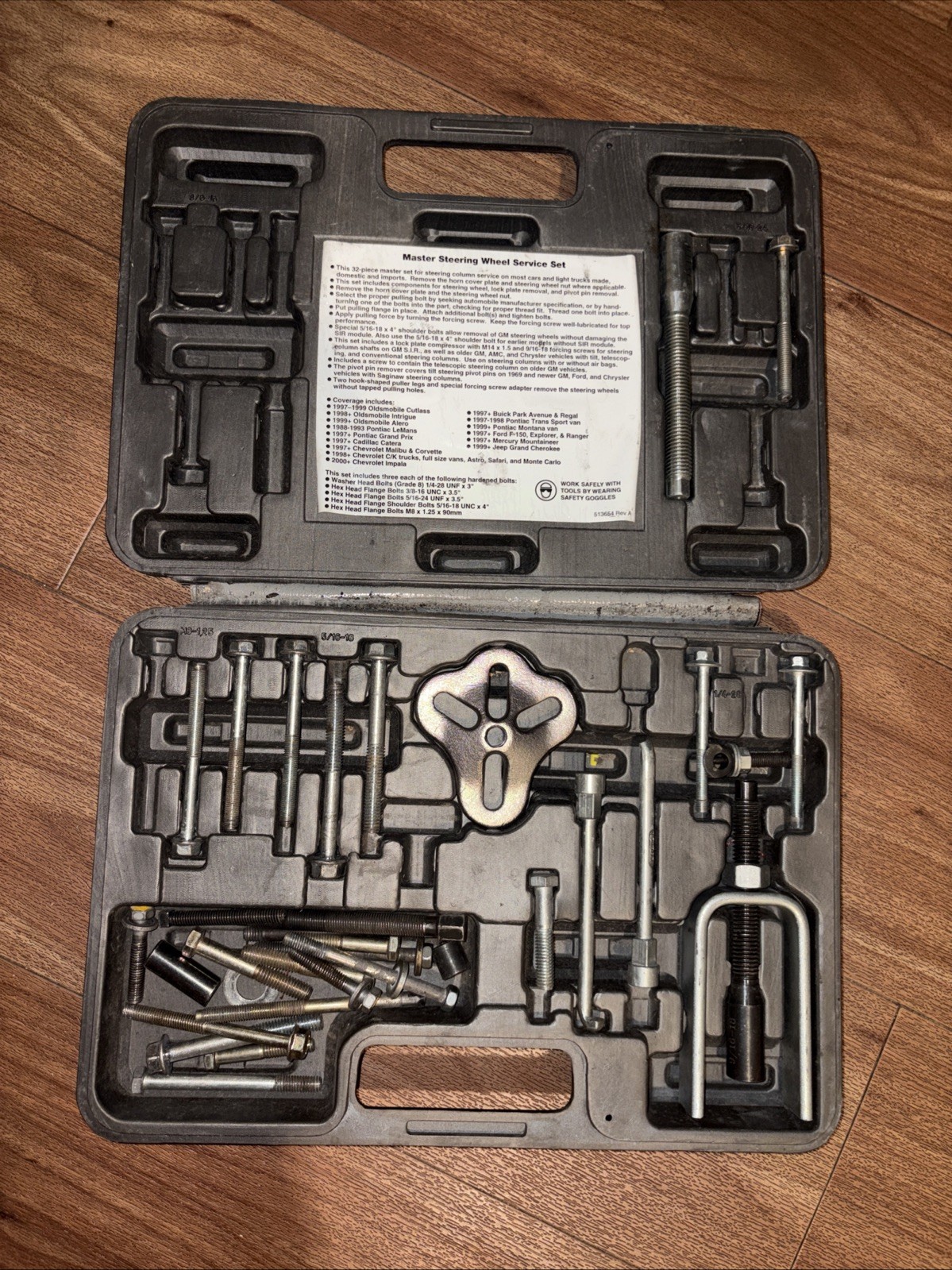 Cornwell Tools Ow-c6503 Master Steering Wheel Puller Service Set – MISSING PARTS