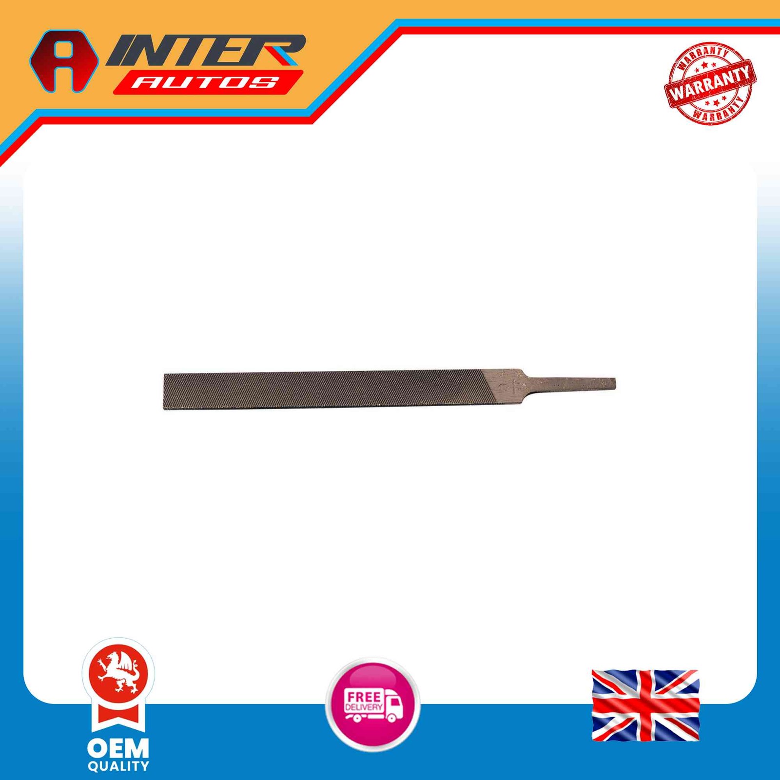 Draper Bastard Cut Hand File, 6 x 300mm 60205