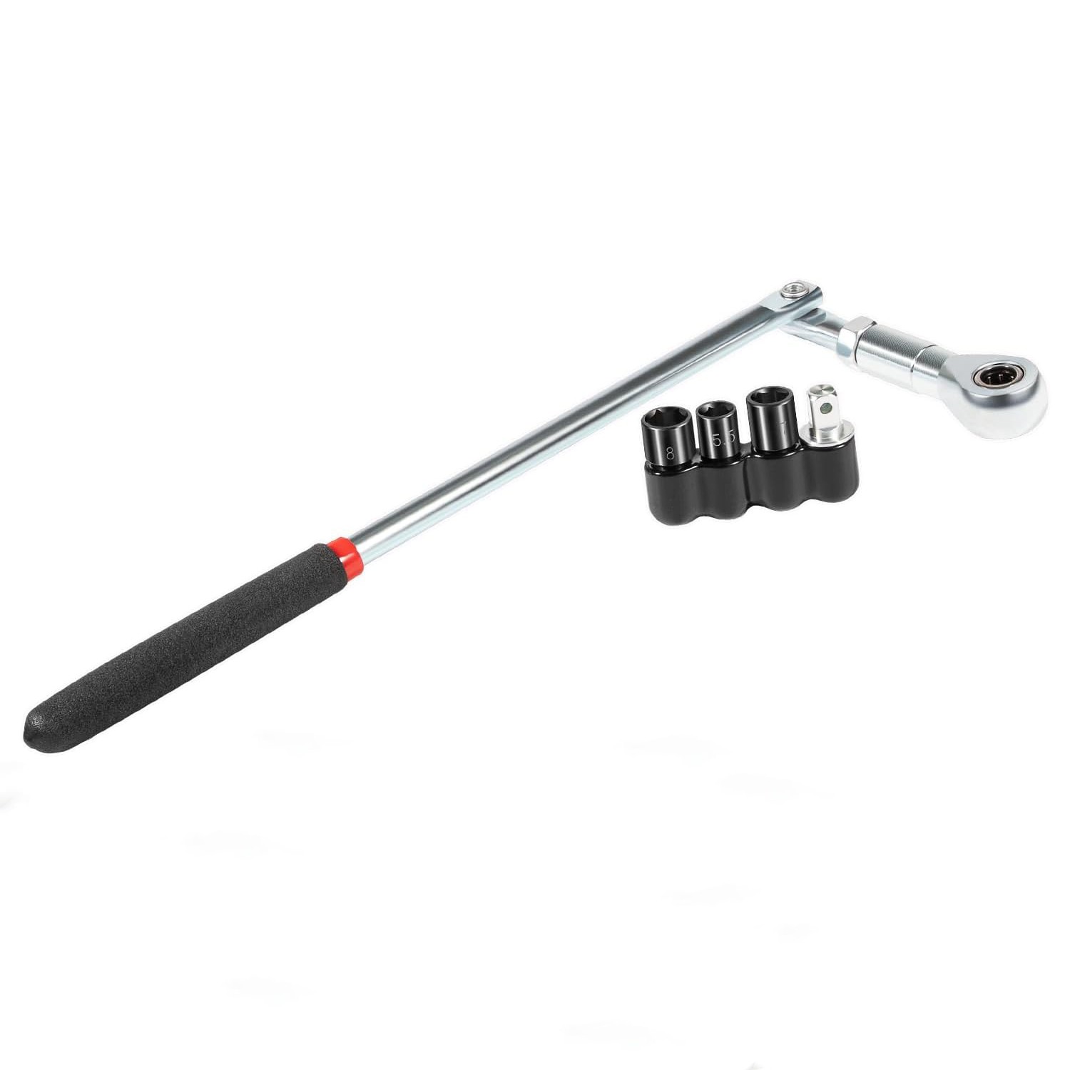 Actuator Motor Wrench Kit 64180 5.5mm 7mm 8mm Sockets 1/4″ Square Drive Adapter