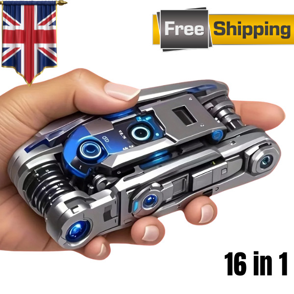 16-in-1 Socket Wrench Set – Rotating Head, Durable Steel for Car & Home Repairs