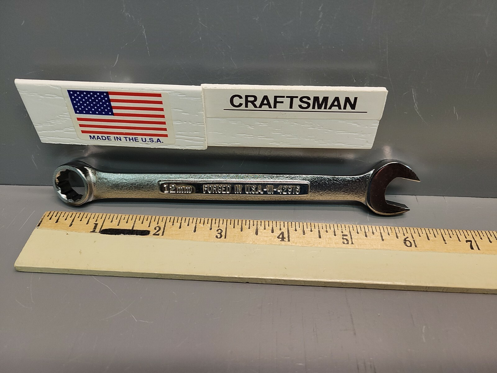 Craftsman 42916 12mm Combination Wrench Series VA (V^) USA New Old Stock