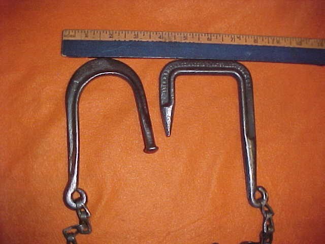 H.D. Smith Perfect Handle Valve Spring Lifter w/Two Chain Hooks Old Engine Tool