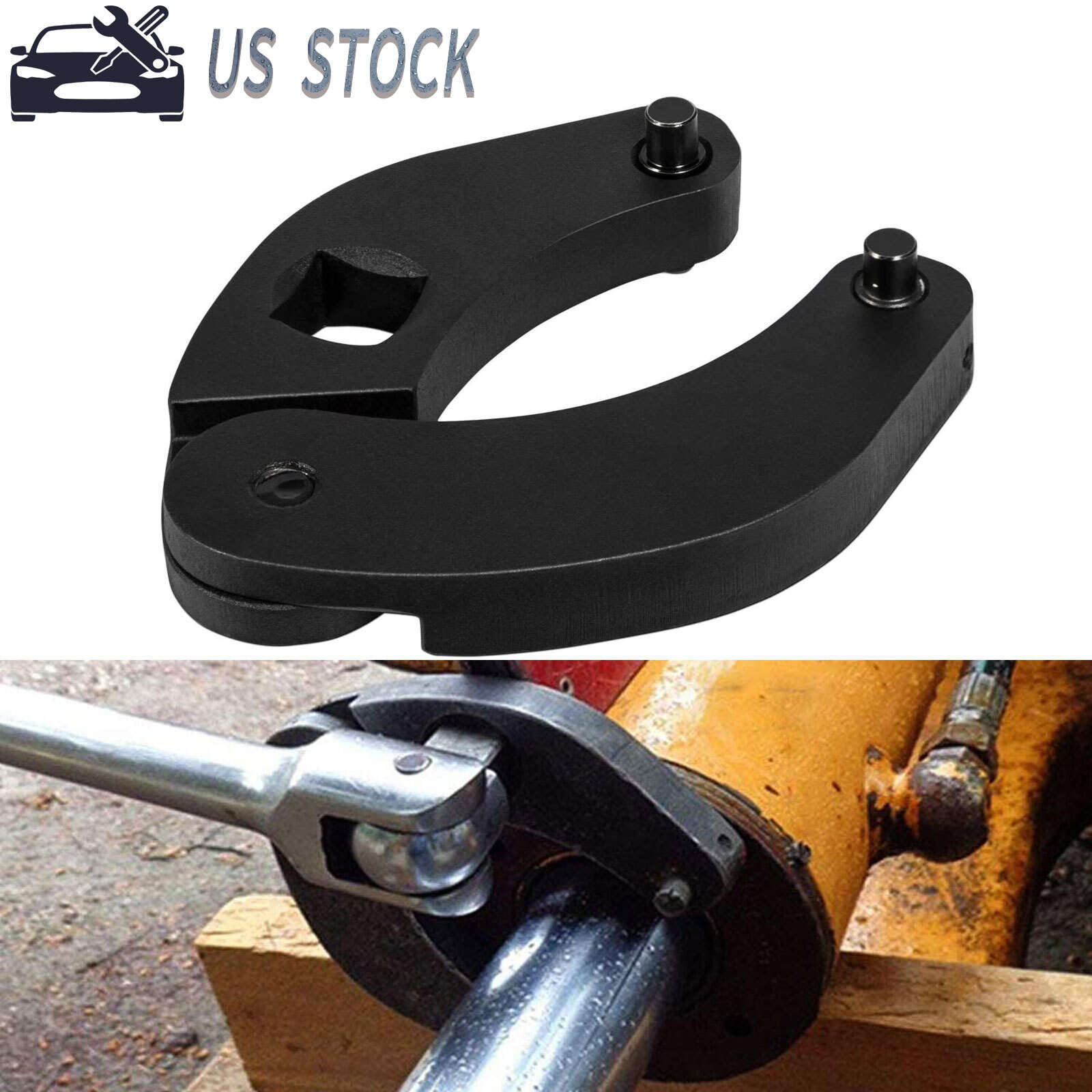 For Hydraulic Cylinders 1266 Adjustable Gland Nut Wrench Pin Spanner Tools
