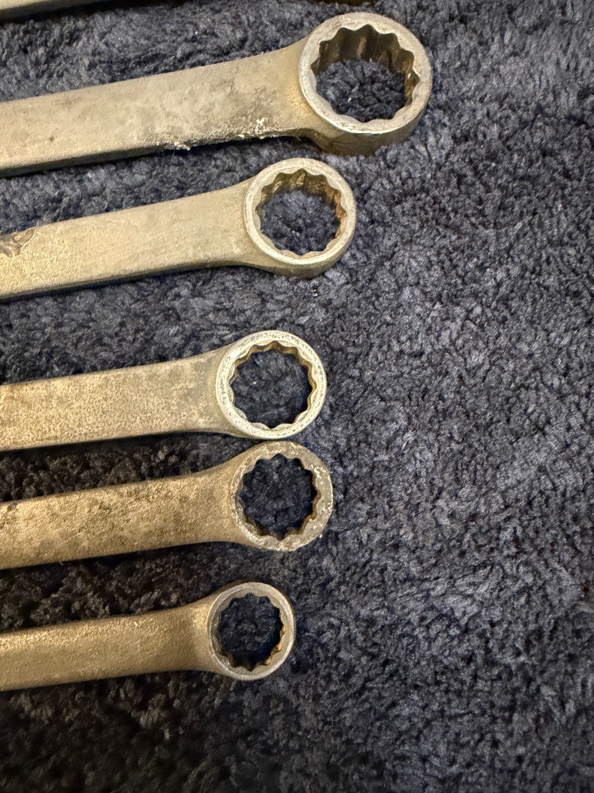 Snap-on 6 Piece Combination Wrench Set, GOEX See description for sizes. USED