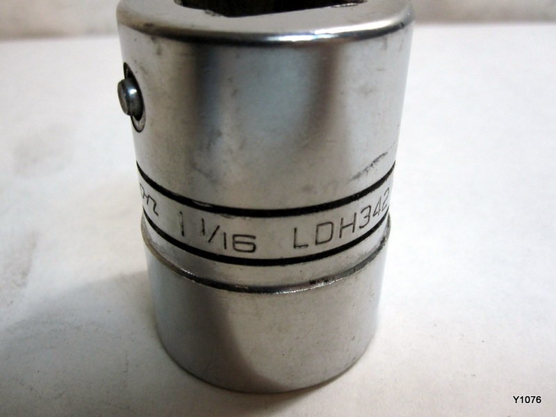 Snap On 1-1/16 Socket 12 Point 3/4 Drive LDH342