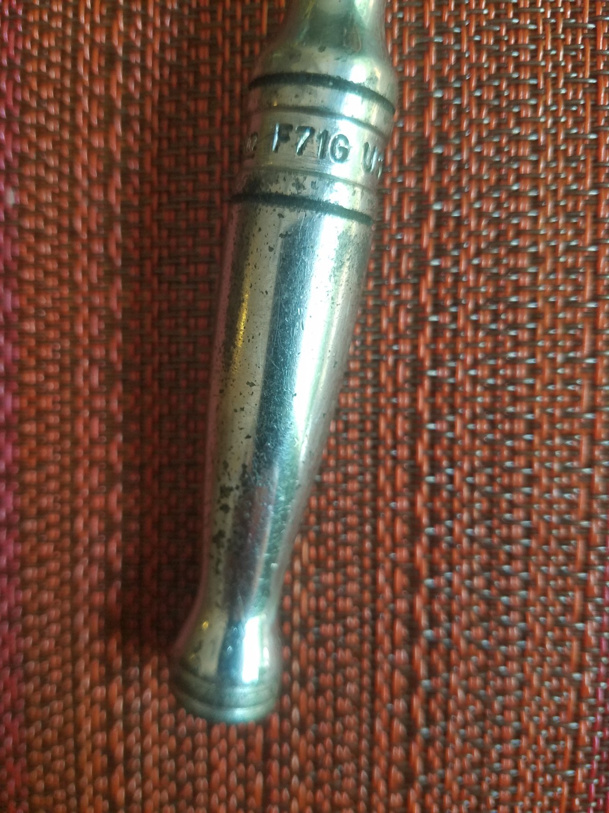 Snap On 3/8″ DRIVE 7-1/2″ LONG CHROME RATCHET WRENCH # F-71-G USA