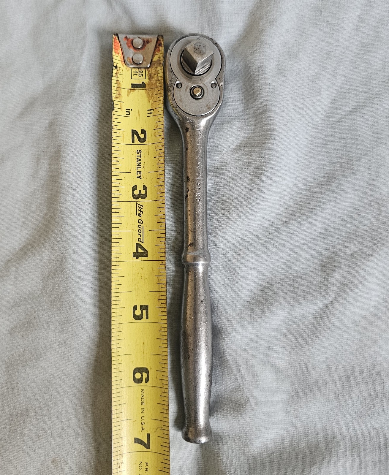 1963 Snap On F-70-N – 3/8” Drive, Chrome, Ferret, Ratchet-USA-Vintage-