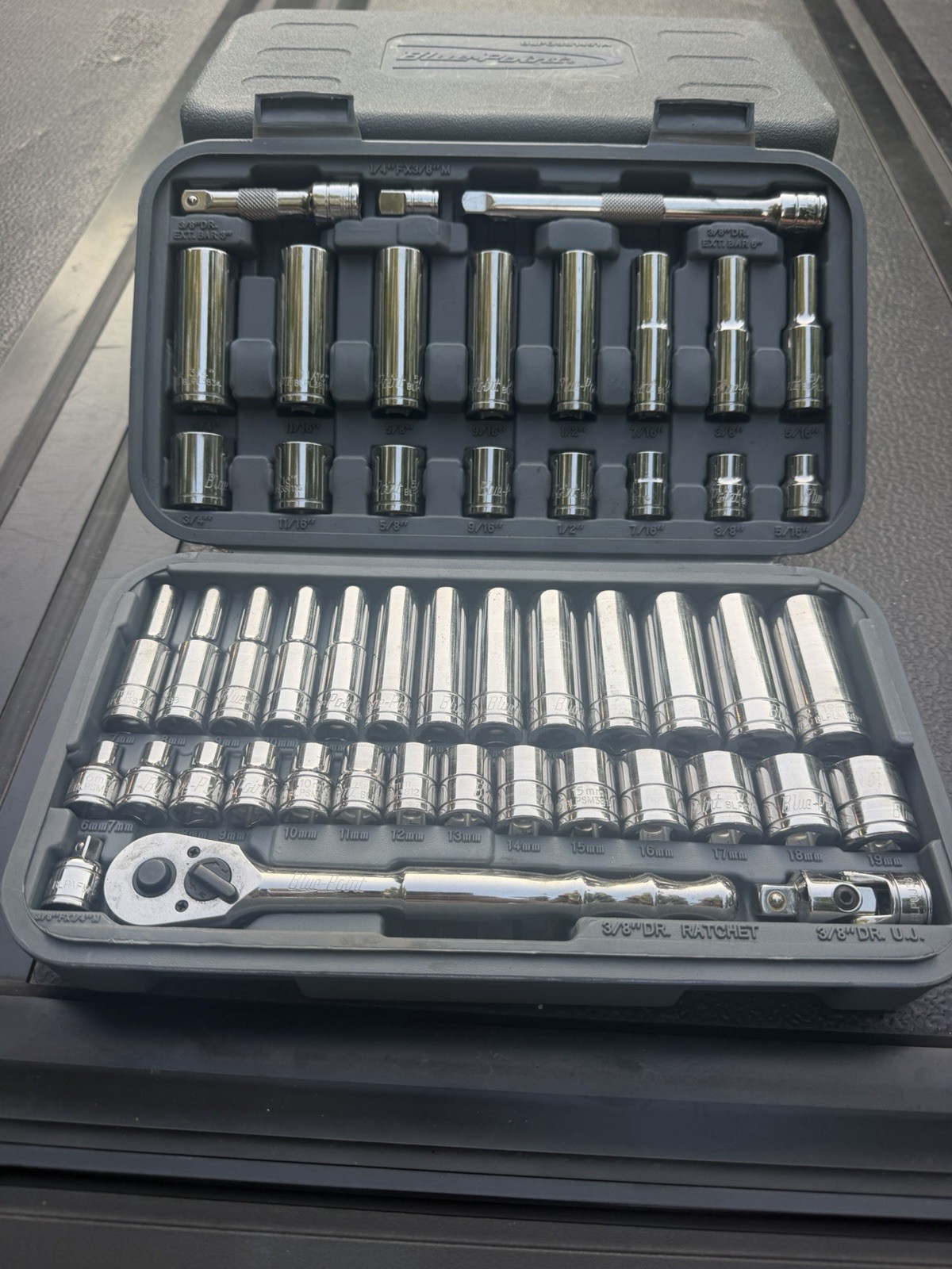 Blue-Point General Service Socket Set 3/8″ Drive SAE/Metric BLPGSS3849