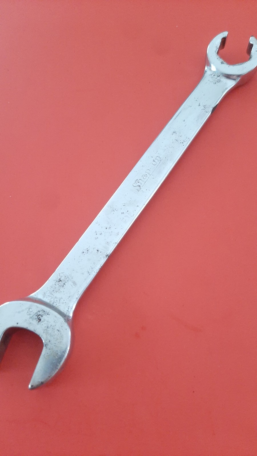 Snap-on Tools USA 5/8″ SAE Chrome Open End Flare Nut Wrench RXS20 6pt Point 602