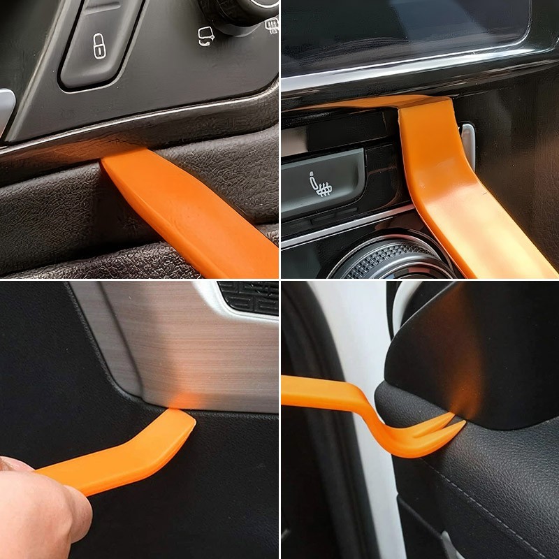 5 Auto Trim Removal Tool Kit Car Panel Door Window Fastener Remover Pry Tool Set