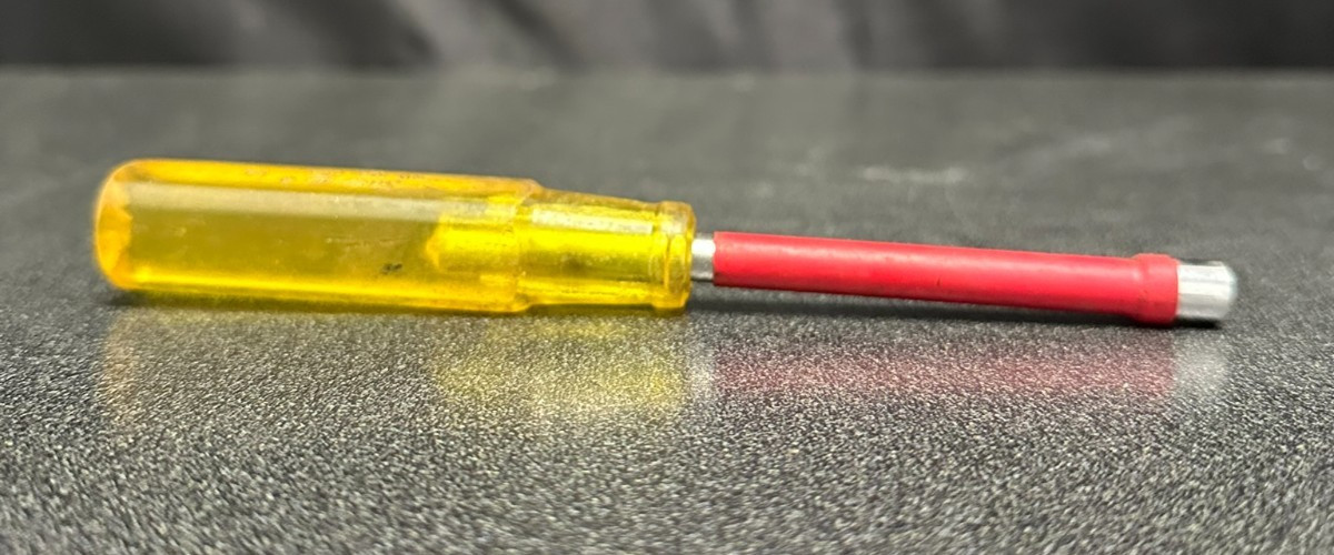 Snap-on ND108 1/4″ Nut Driver SAE Hard Clear Amber Handle USA FREE SHIPPING📦