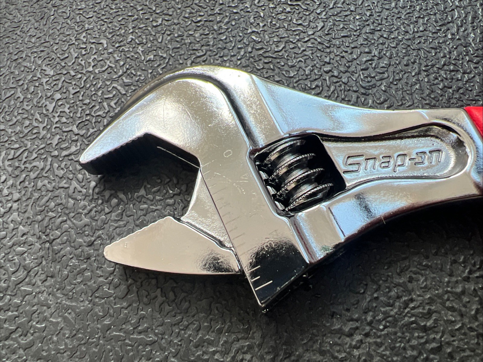 Snap on USA FADH8C 8” Red Grip Adjustable Wrench Brand New Flank Drive 🇺🇸