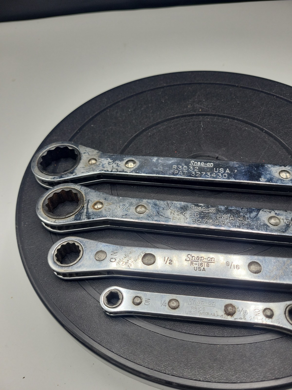 4Pc. Snap-On Tools 6 & 12 Pt. Ratcheting Box 1/4″ – 15/16 » Wrench Set