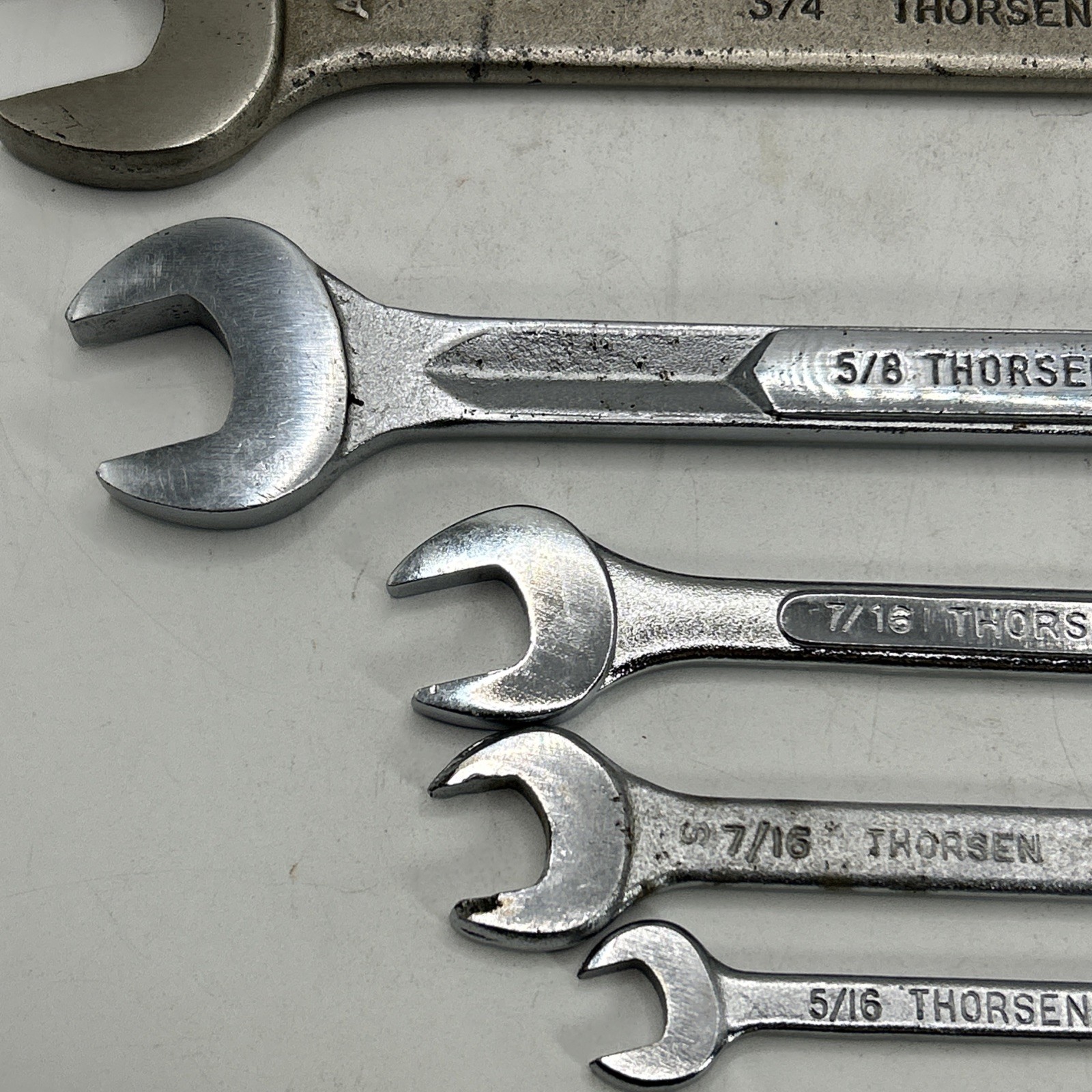 Thorsen 2218 5/8×9/16 Double Box 3/4, 5/8, 7/16 Combo 7/16 3/8, 5/16, 1/4 Wrench