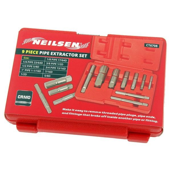 9 Piece Pipe Extractor Set