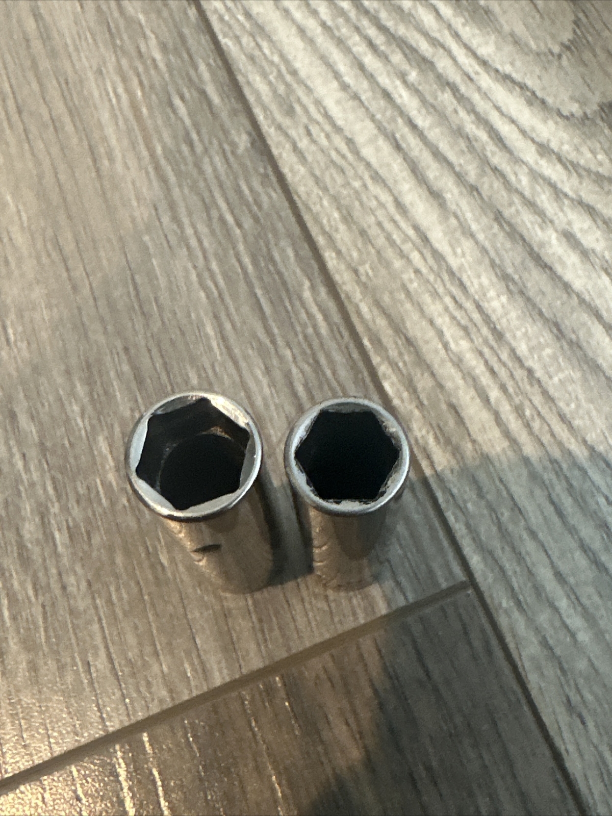 Snap-on STM12 + STM 14 USA 1/4″ Drive 6 Point 3/8″ + 7/16 Deep Socket