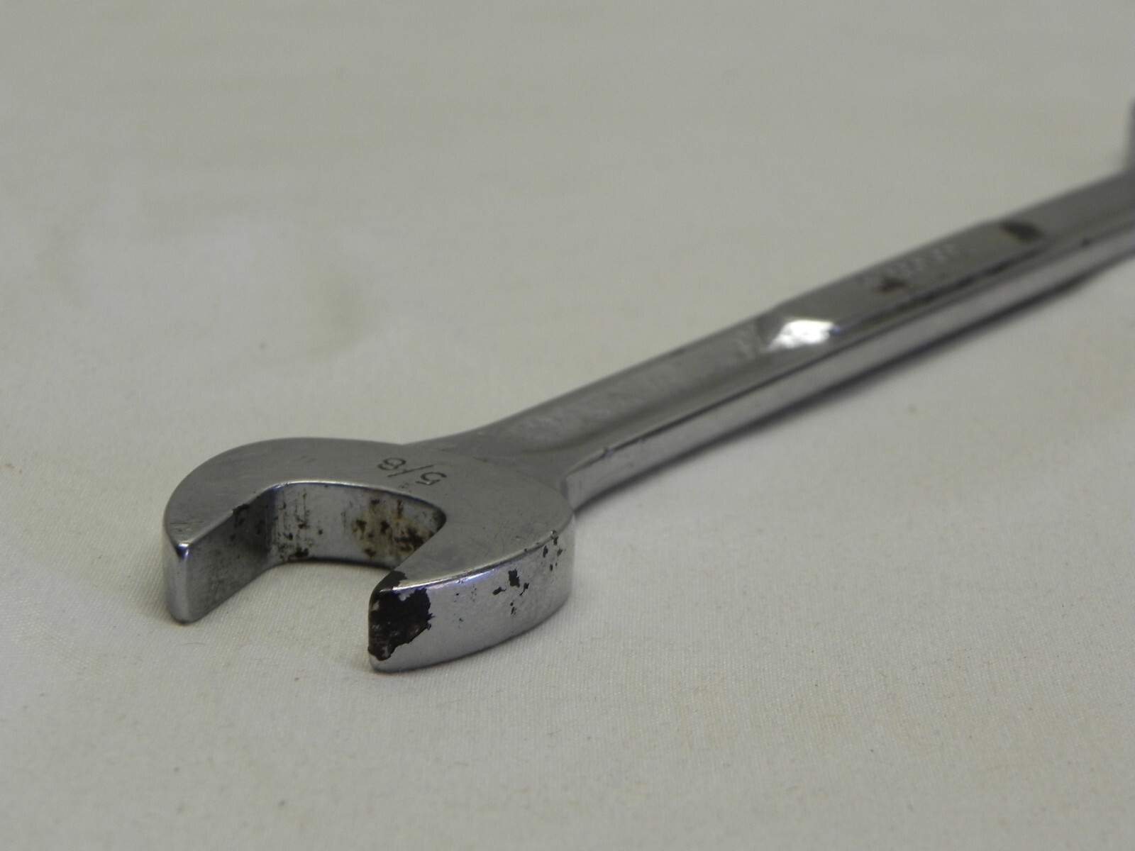 Snap-On VS2024 SAE 5/8» x 3/4» Open End Wrench Measuring 7-7/8» Long