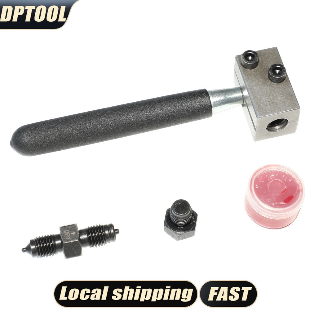 DPT 3/16” 45-Degree Double Flaring Tool for On Car Brake Fuel Line Tubing Repair