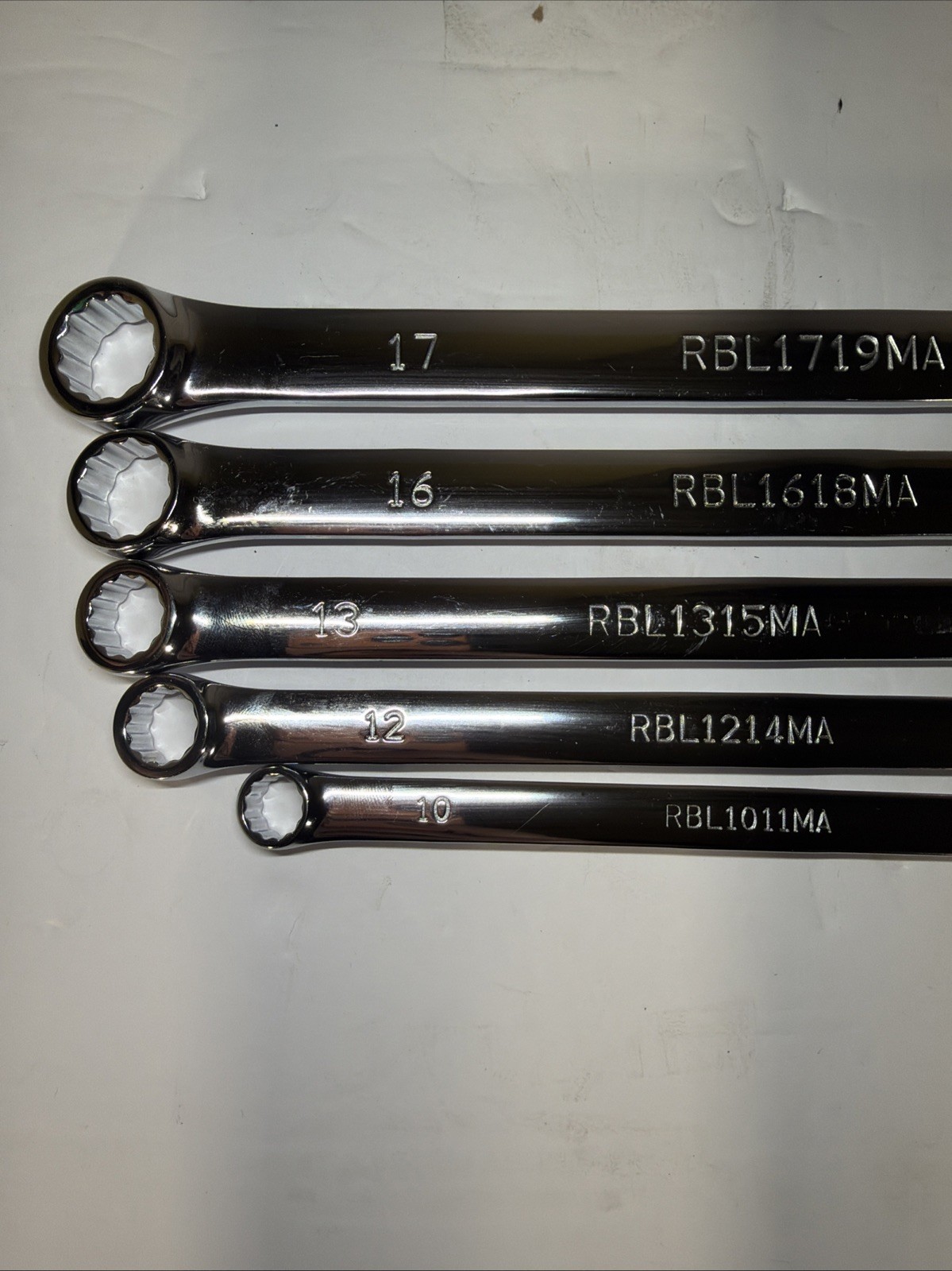 Matco Tools SRBLM5TA 5 Piece Metric Wrench Set 10mm-19mm