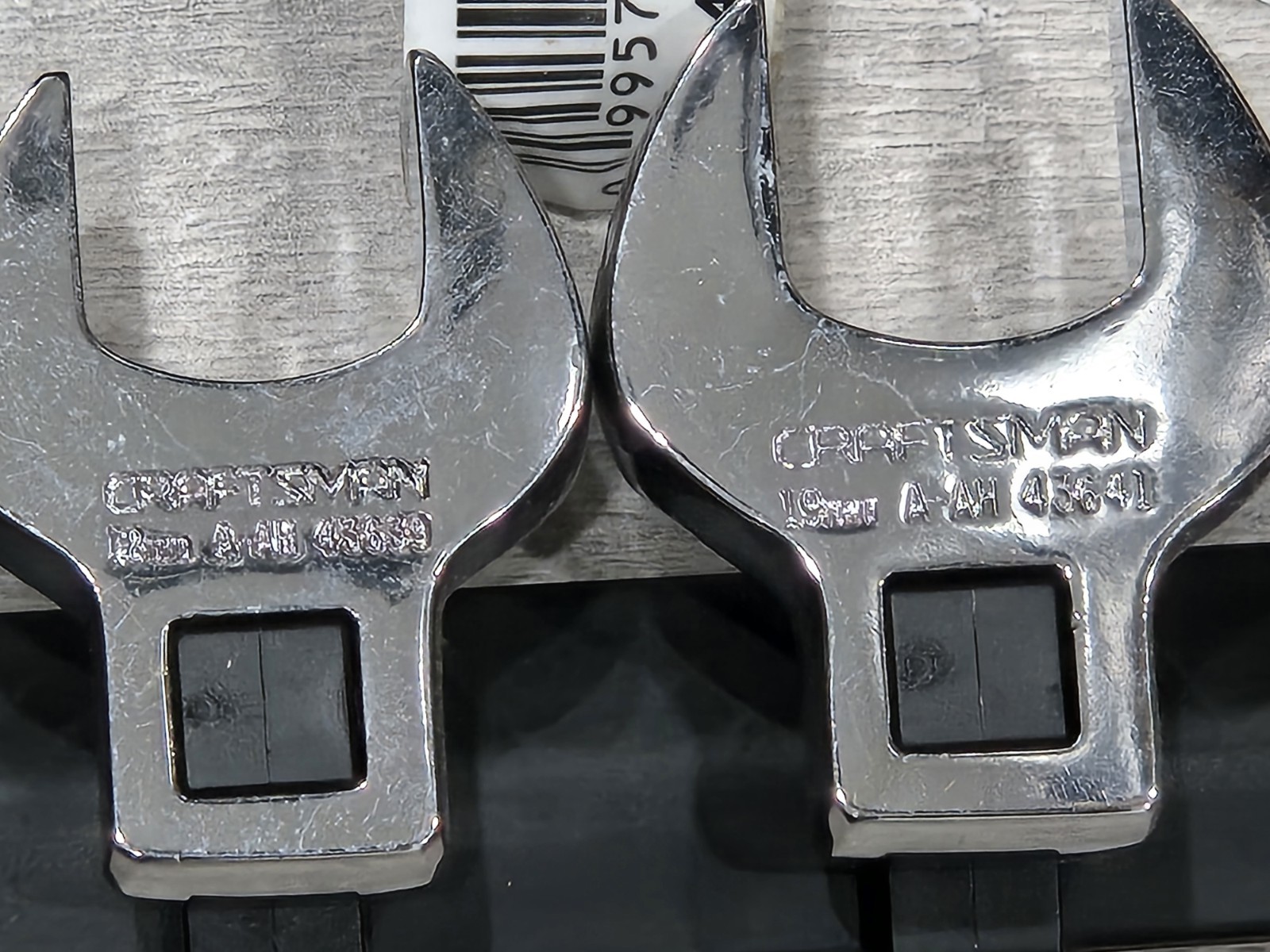 Sears Craftsman 20pc 3/8 Metric Sae Crowfoot Wrench Set 10mm-19mm 3/8-1 Inch