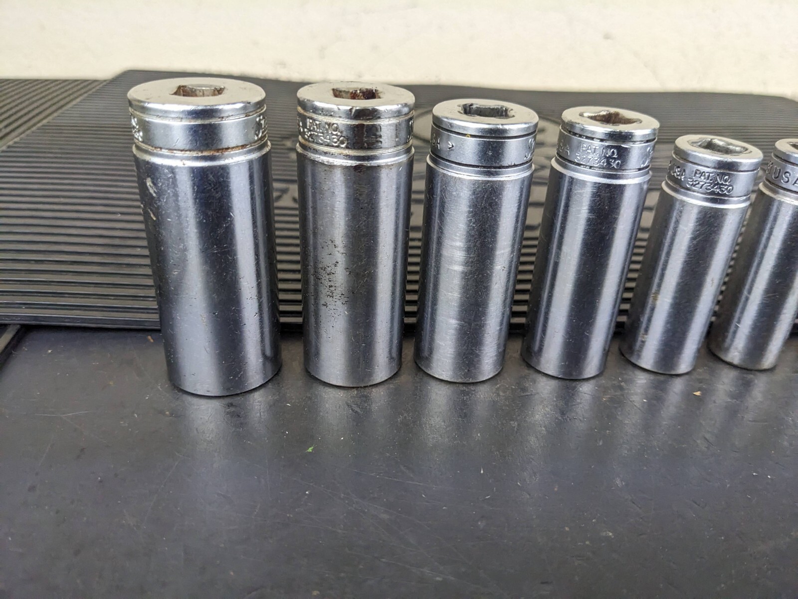 #am154 Snap on Tools 211SFSY 3/8″ Drive Deep Chrome Socket Set Socket Set