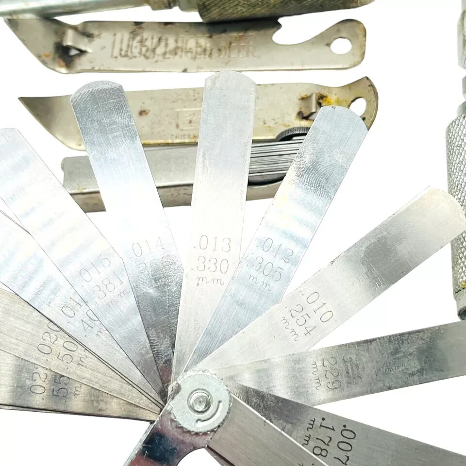 11 Pc Mitutoyo Metric Feeler Gauge Check Measure Hand Tools Bottle Opener & More