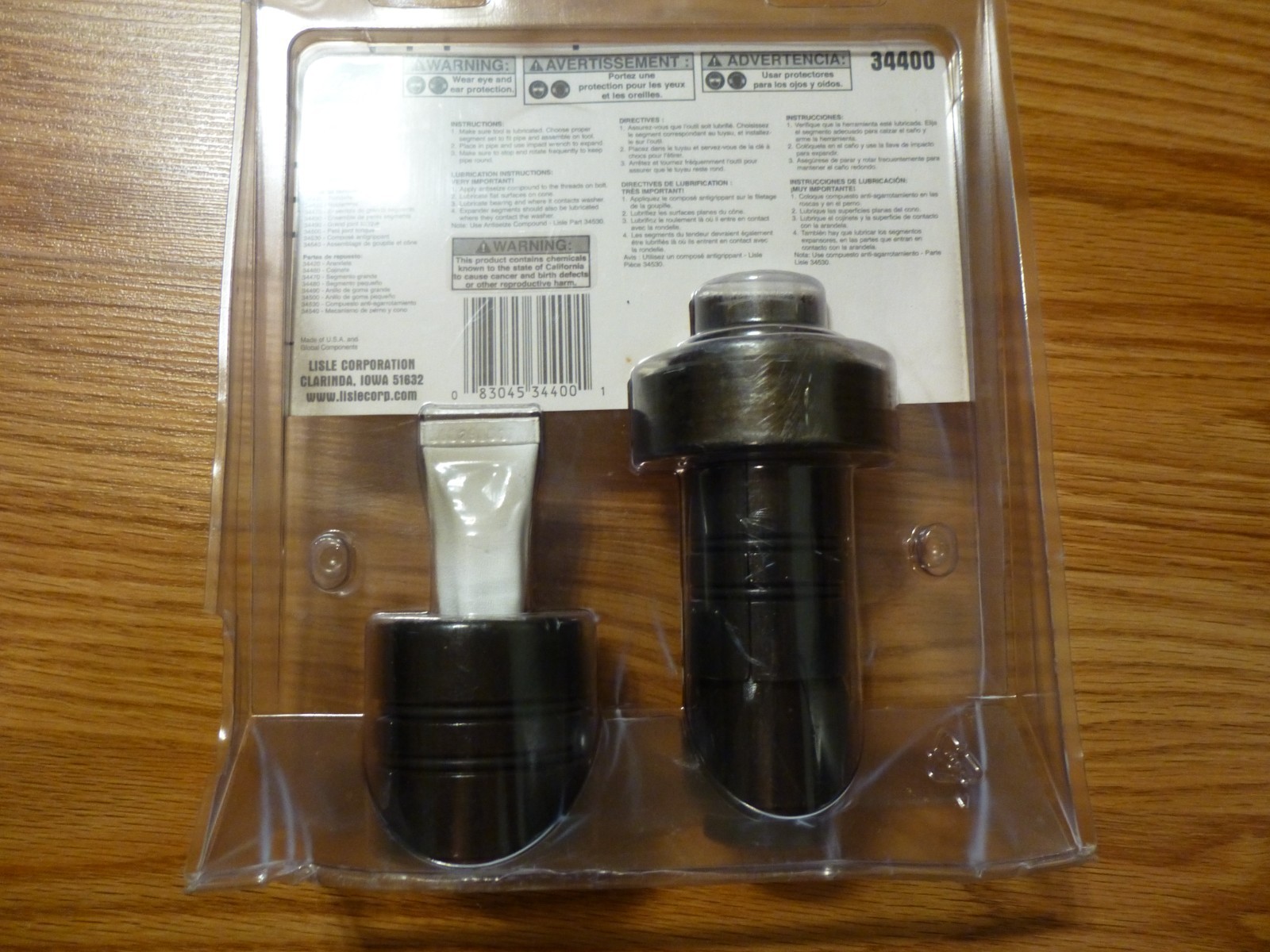 Lisle 34400 Exhaust Muffler Pipe Expander 1-5/8 to 2-7/16″ Tailpipe Stretcher