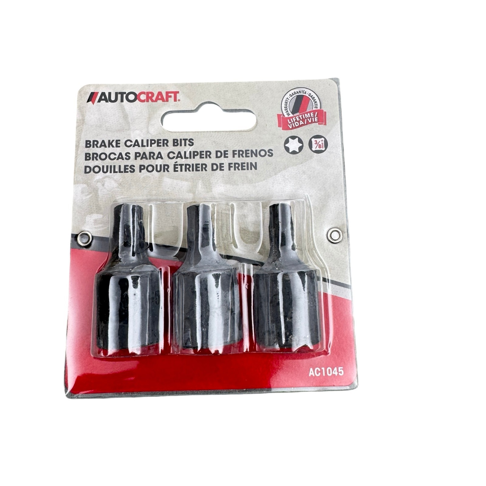 Autocraft AC1045 Brake Caliper Torx Bit Set T40 T45 T50 3PC Lot 20
