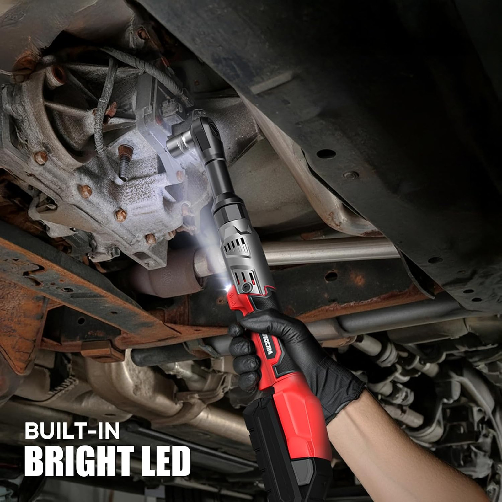 3/8″ Cordless Ratchet Wrench for Milwaukee 18V Battery(Tool
