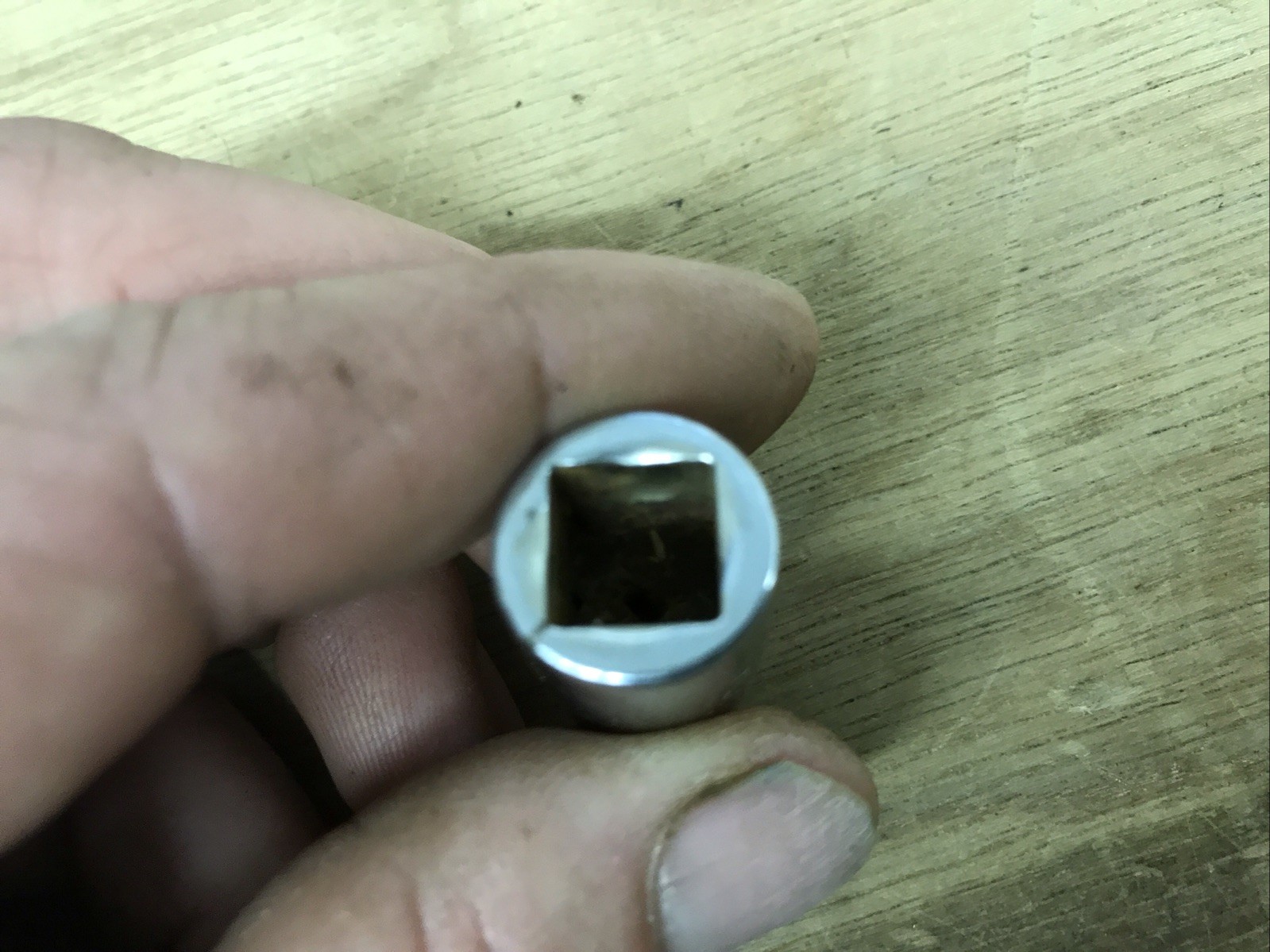 3 pieces Snap On USA 3/8-1/2 Adapter, 3/8 U-joint, And 3/8 Flat Bit