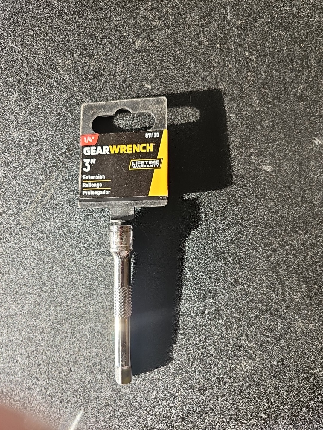 GearWrench 81113D – 3″ Inch 1/4in. Drive Extension -New – Manufacturer Warranty