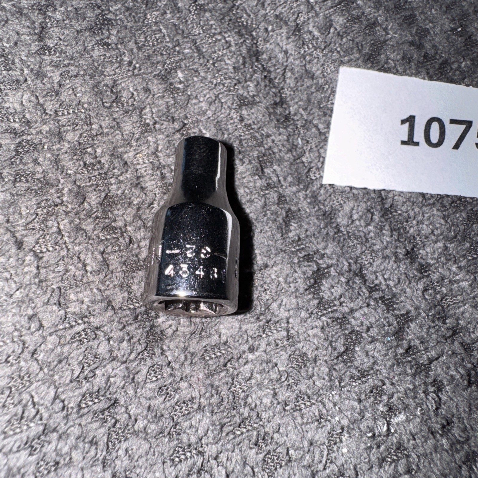 Craftsman 5/32″ Socket 6 point 1/4″ Drive Inverted G2 43481 Nos Sears USA