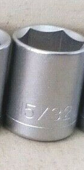 1 Piece – Standard Socket – 15/32″ – 1/4″ Drive -6 Point