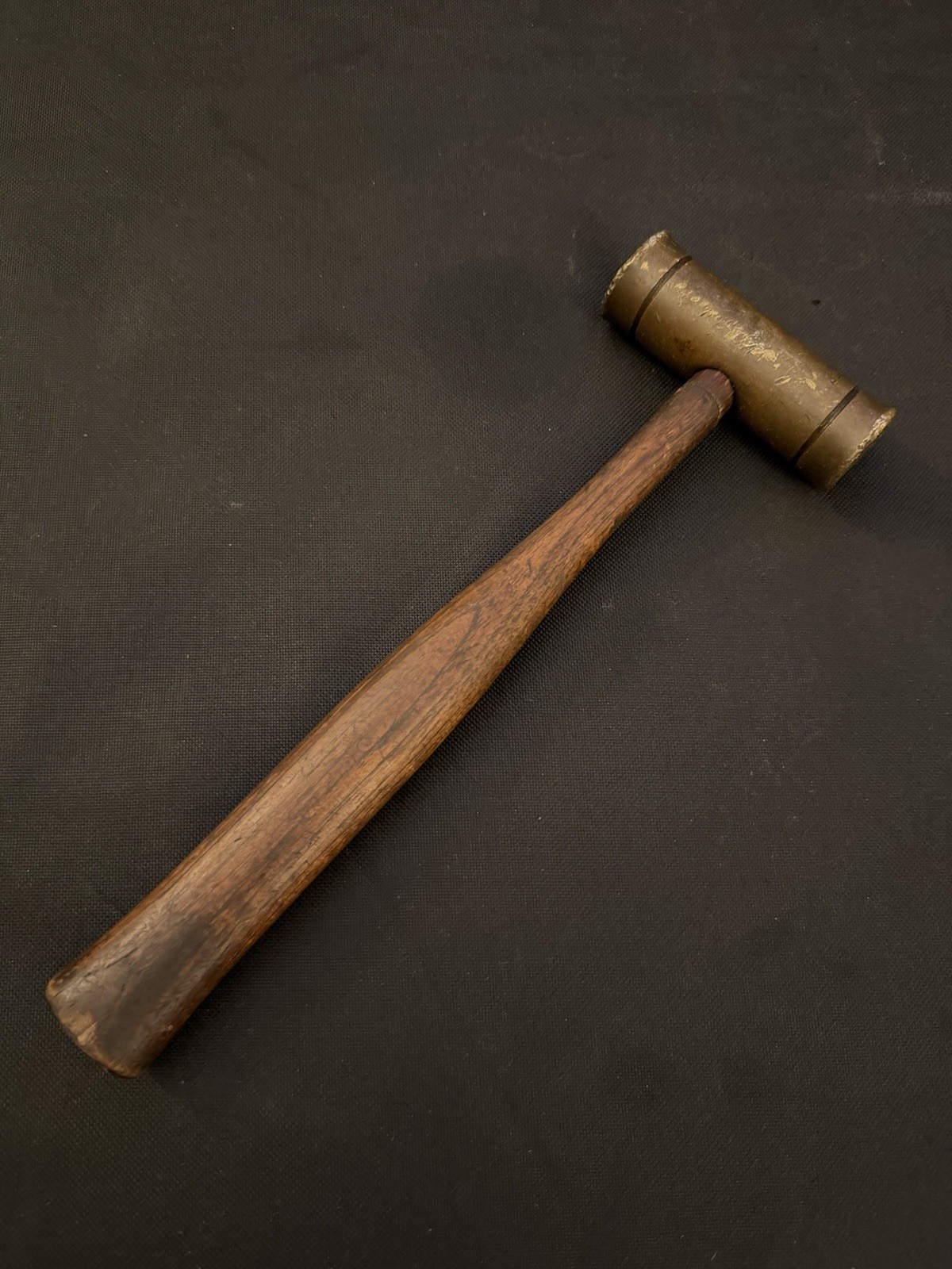 Snap-On Tools USA BH24 12″ Double Sided Brass Hammer with Wood Handle