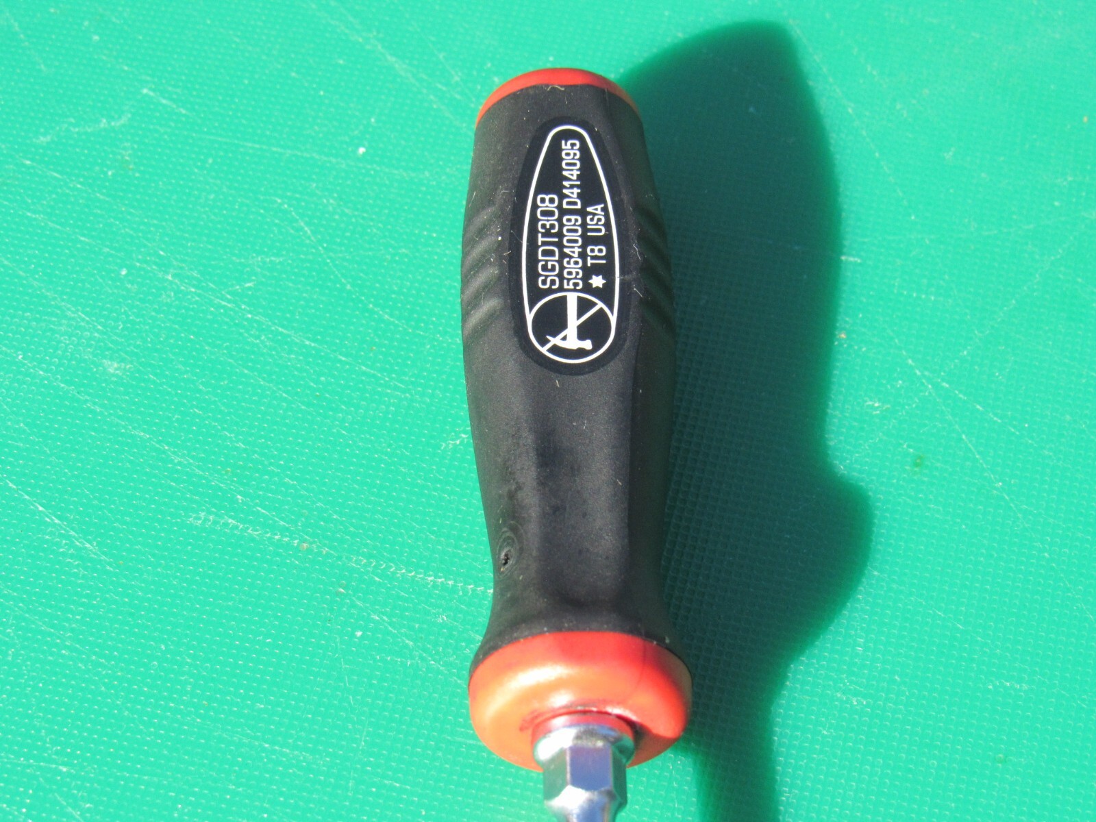 SNAP ON SGDT308 T8 BLACK RED MINI SOFT GRIP HANDLE TORX SCREWDRIVER SGDT 308 T 8