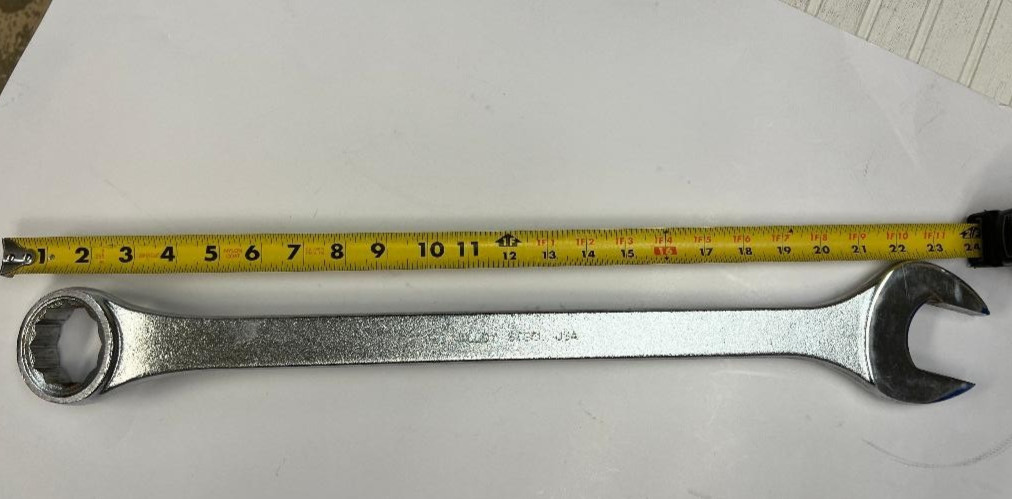 BLACKHAWK JUMBO COMBO WRENCH 1-3/4″ USA MADE SATIN FINISH