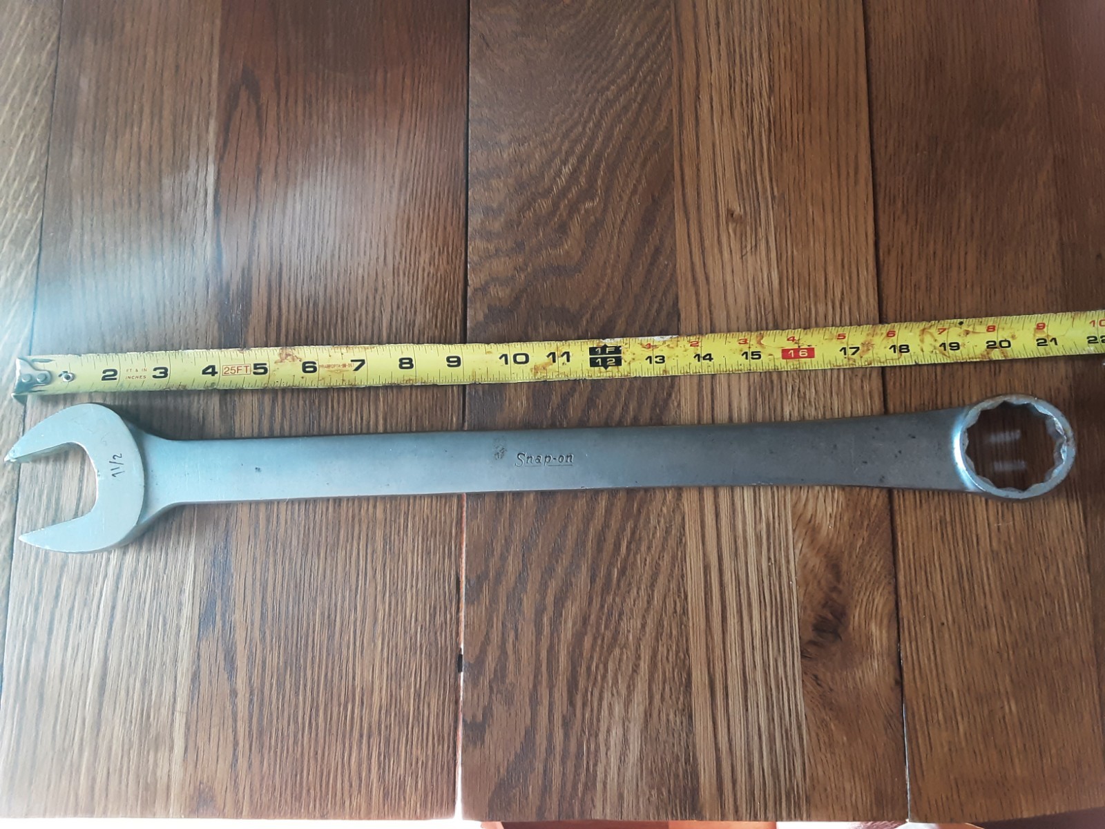 Snap-On Combination Wrench OEX 48 SAE Made in USA 1-1/2in Box End 12 Point.