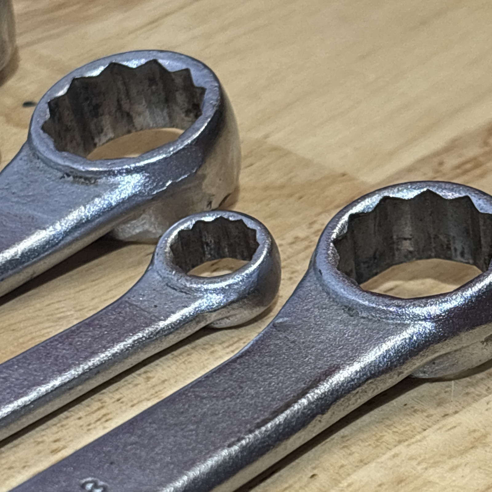 Dayton SAE Combination Wrench Set 12 Point 3/8″ to 1″ Vtg USA