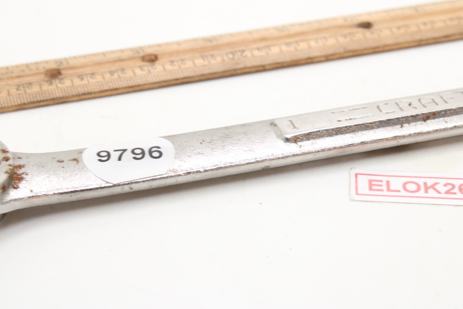 Craftsman -V^-44705 1″ 12 Point SAE Combination Wrench 13.5″ Long USA