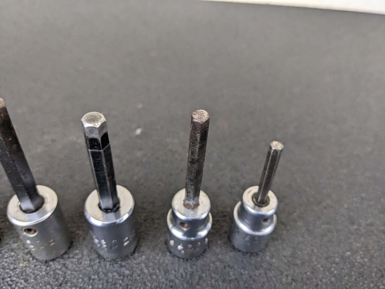 #bj277 Mac Tools 6pc Hex Allen Socket Bit Set METRIC 4mm to 9mm