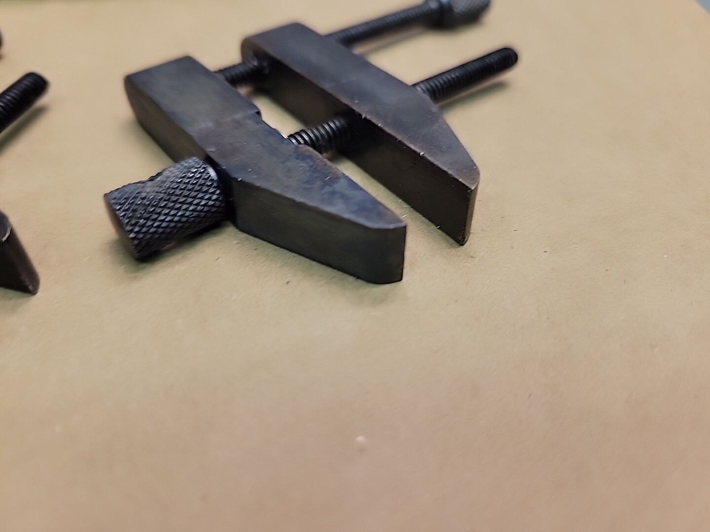 L. S. Starrett Machinist Parallel Clamp Set No. 161-A (2 Clamps) NOS w Marks