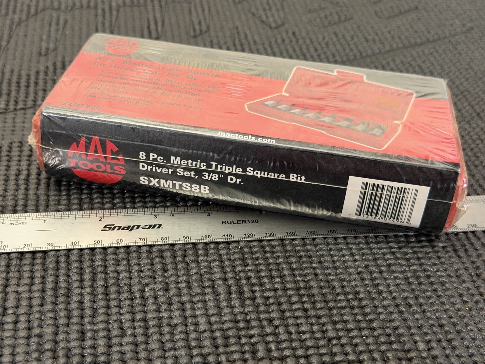 NEW Mac Tools 3/8″ Drive 8PC Triple Square Driver Set – SXMTS8B