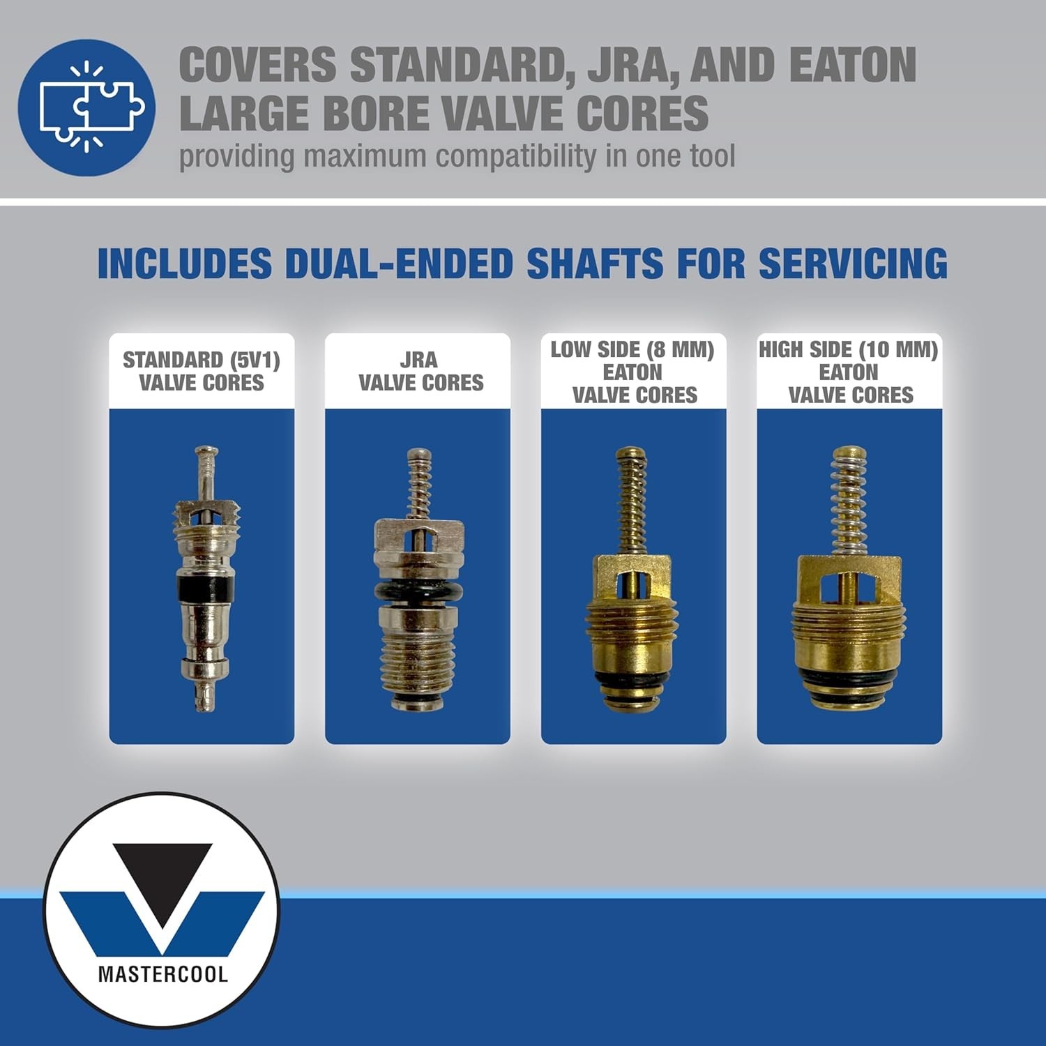 Valve Core Remover & Installer Steel Compact Tool for R12 R134a Systems