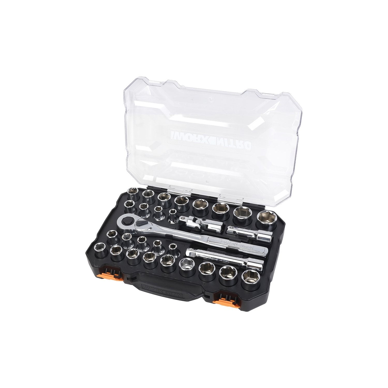 WORX 30PC 1/2″ DR. 6 POINT SOCKET SET