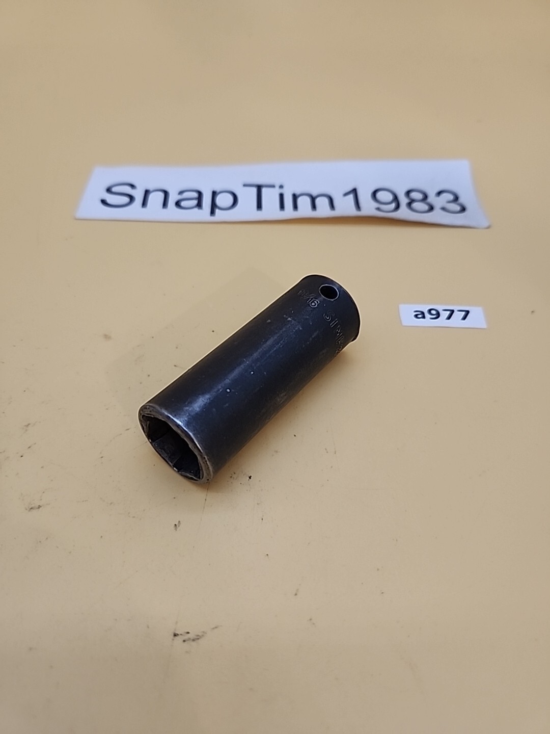 Snap-on Tools 11/16″ Deep Impact Socket 3/8″ Drive 6 Point SIMF220 USA