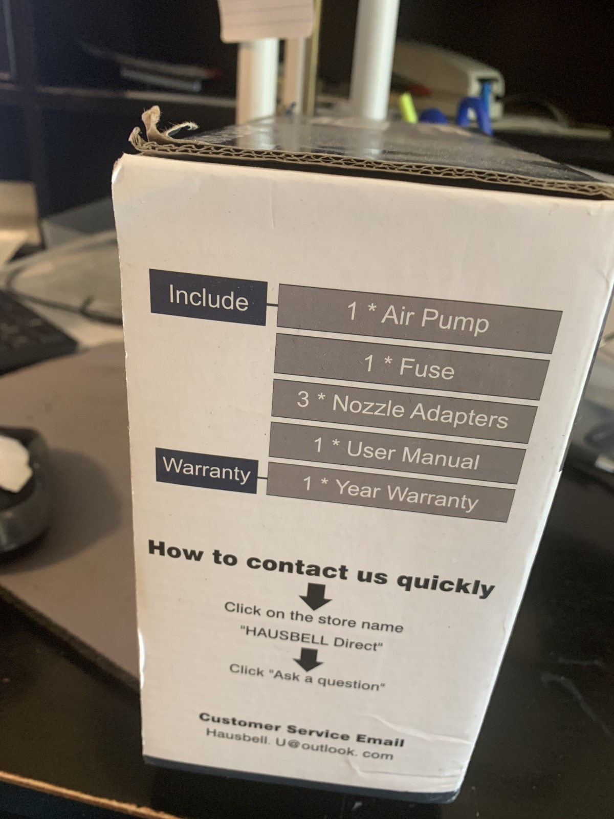 Portable air pump for car HausBell