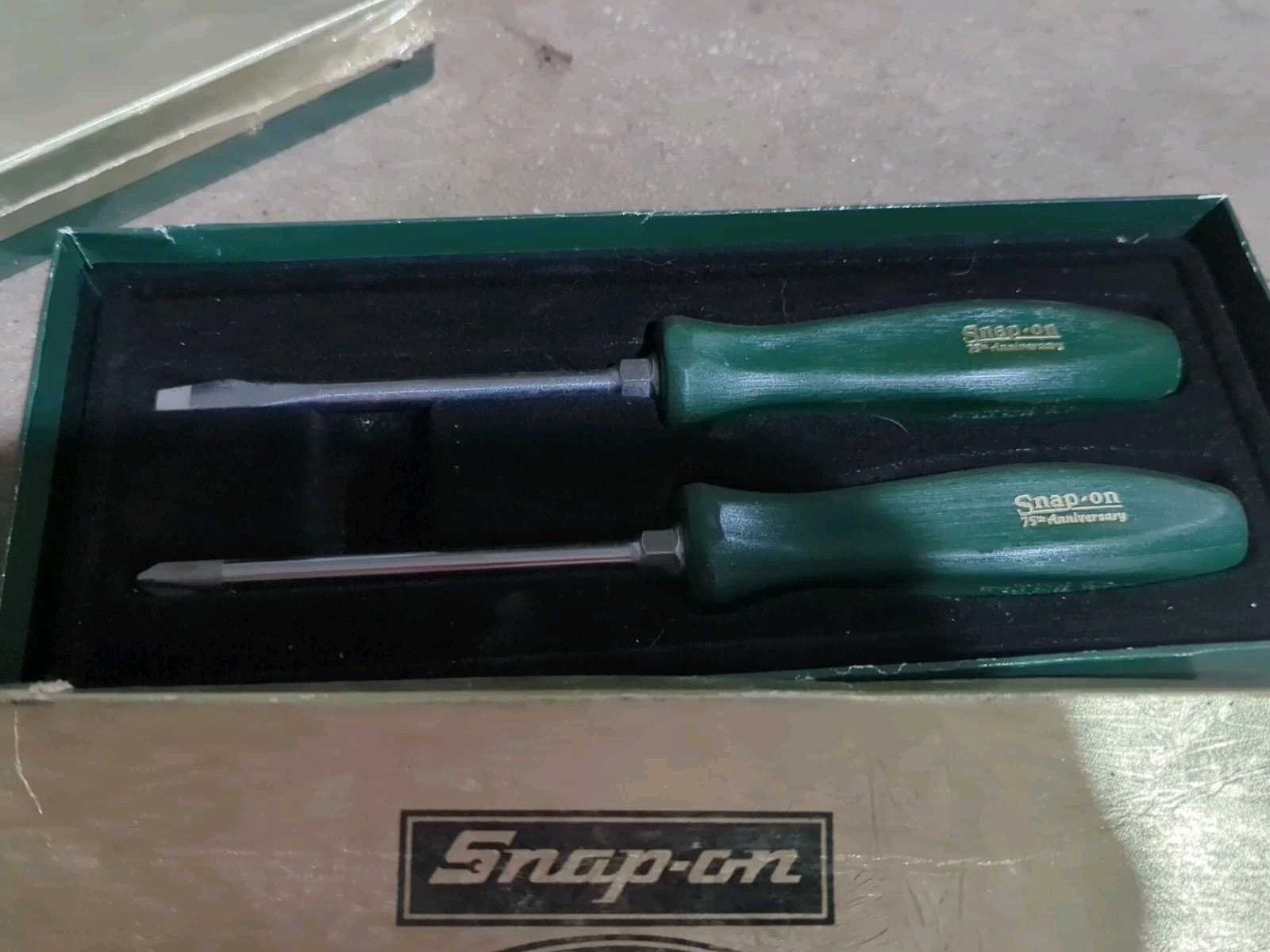 RARE Snap-on Tools 75th Anniversary Hard Grip Screwdriver Set SDS2ANV – Open Box