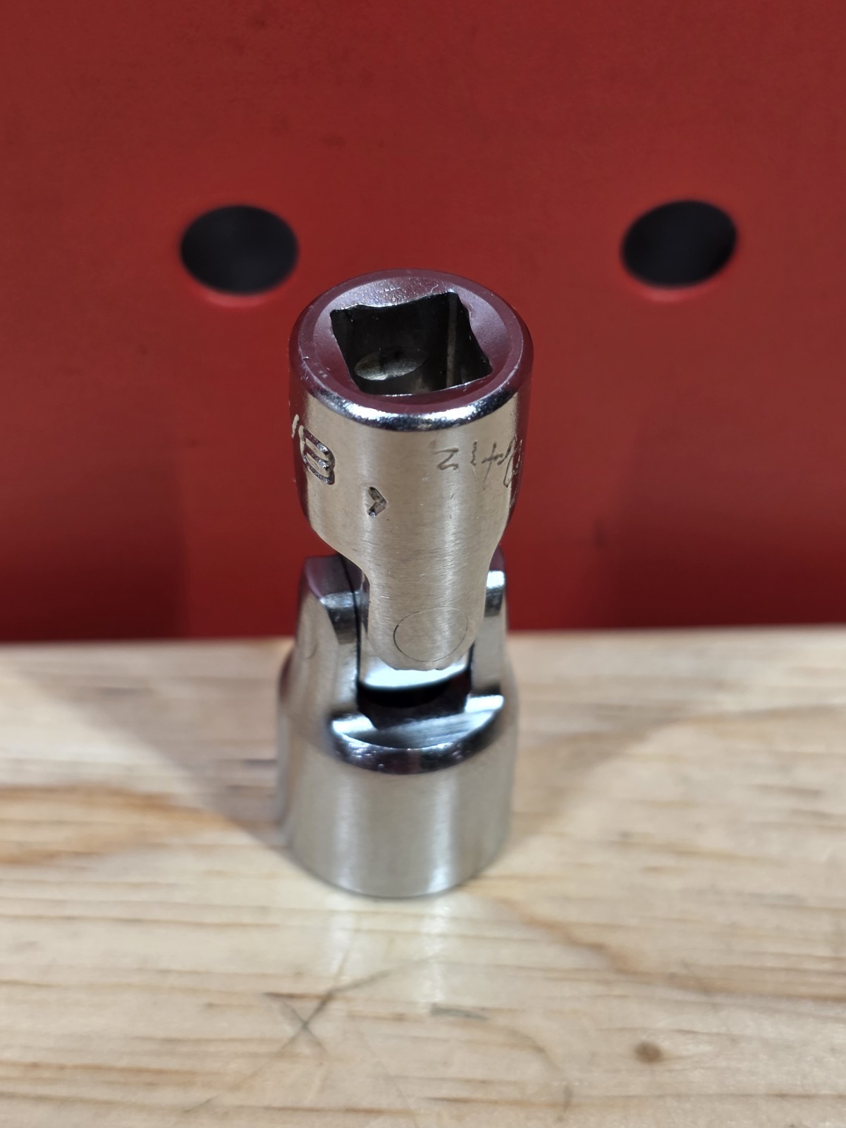 Snap-on TMU121 3/8” SAE 1/4” Drive 12-Point Swivel Wobble Socket USA See Details
